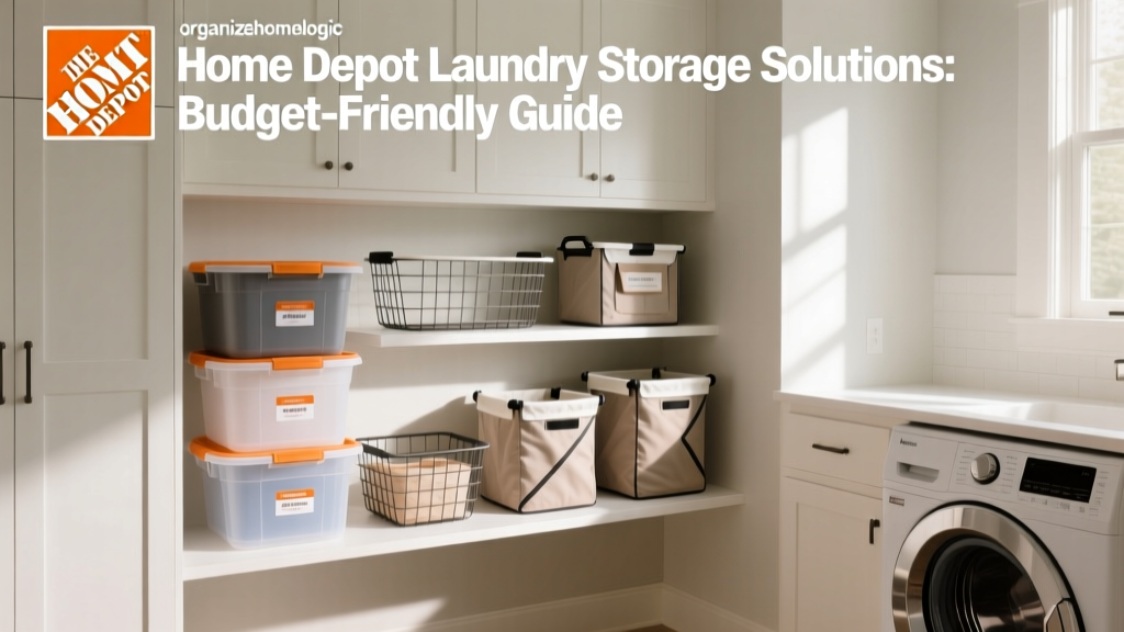 Home Depot Laundry Storage Solutions: Budget-Friendly Guide