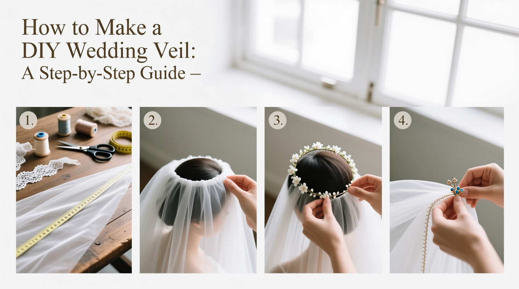 do it yourself wedding veil