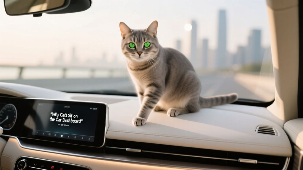 Why Cats Sit on the Car Dashboard