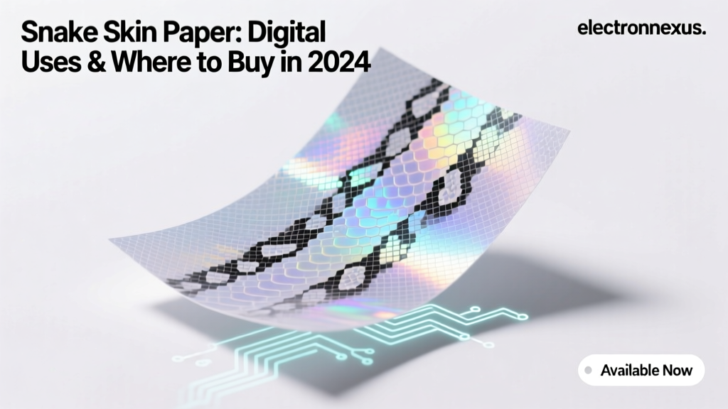 Snake Skin Paper: Digital Uses & Where to Buy in 2024