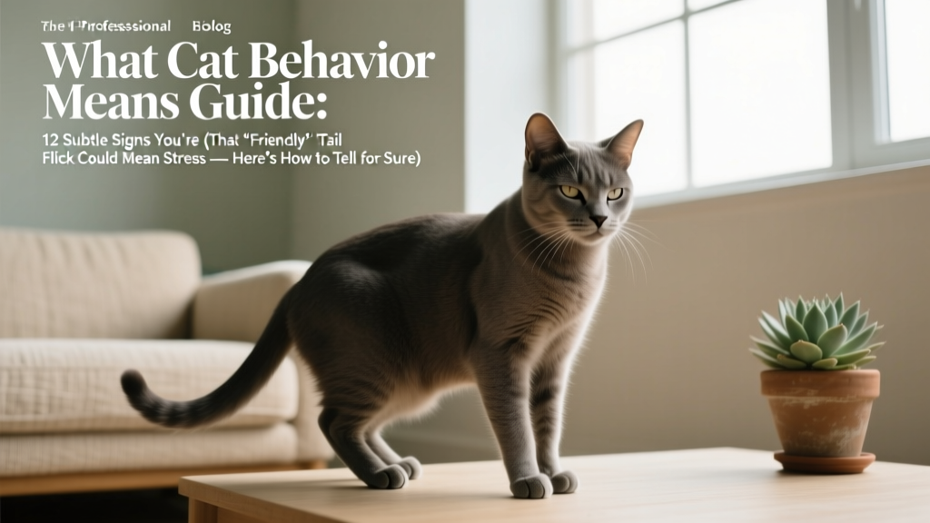What Cat Behavior Means Guide
