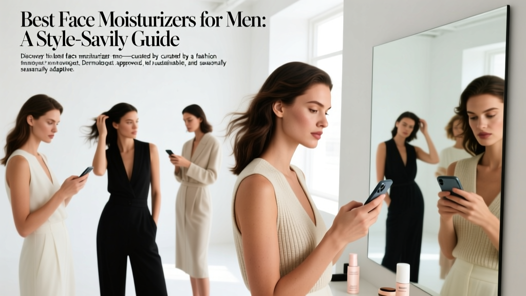 Best Face Moisturizers for Men: A Style-Savvy Guide