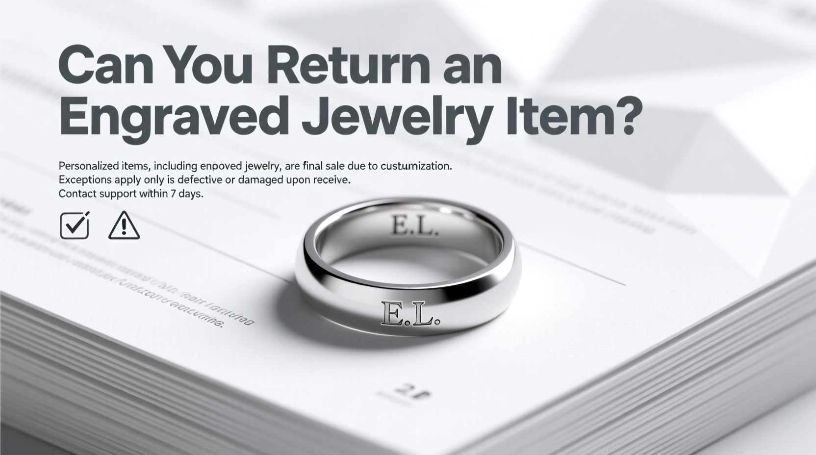 may i return an engraved item