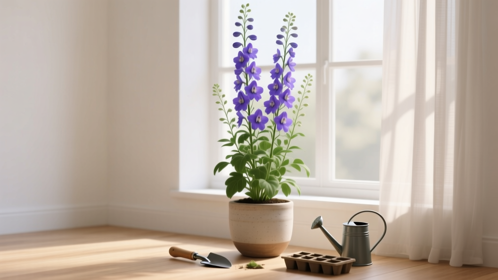 Delphiniums Indoors: Fix Failures & Grow in Low Light
