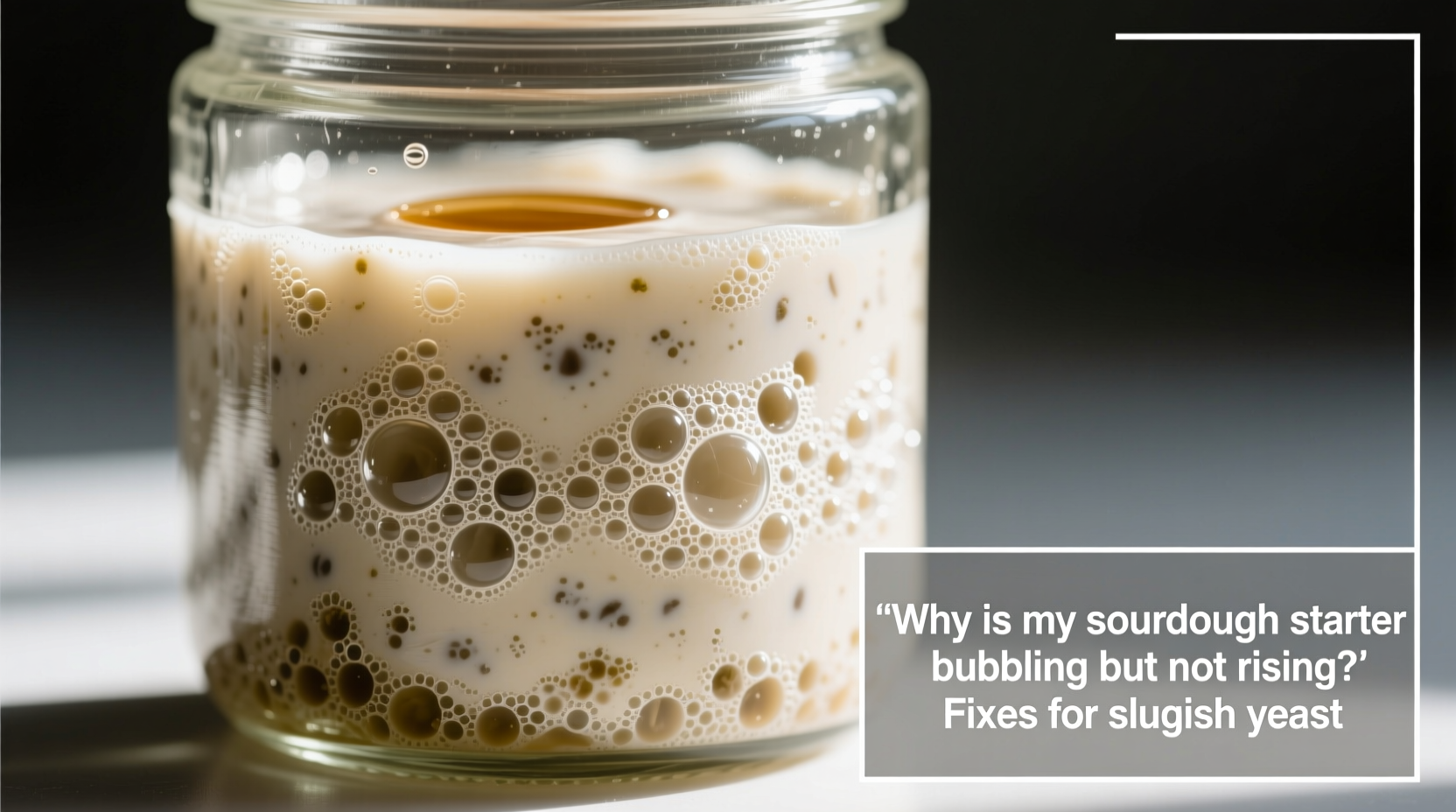 why is my sourdough starter bubbling but not rising fixes for sluggish yeast