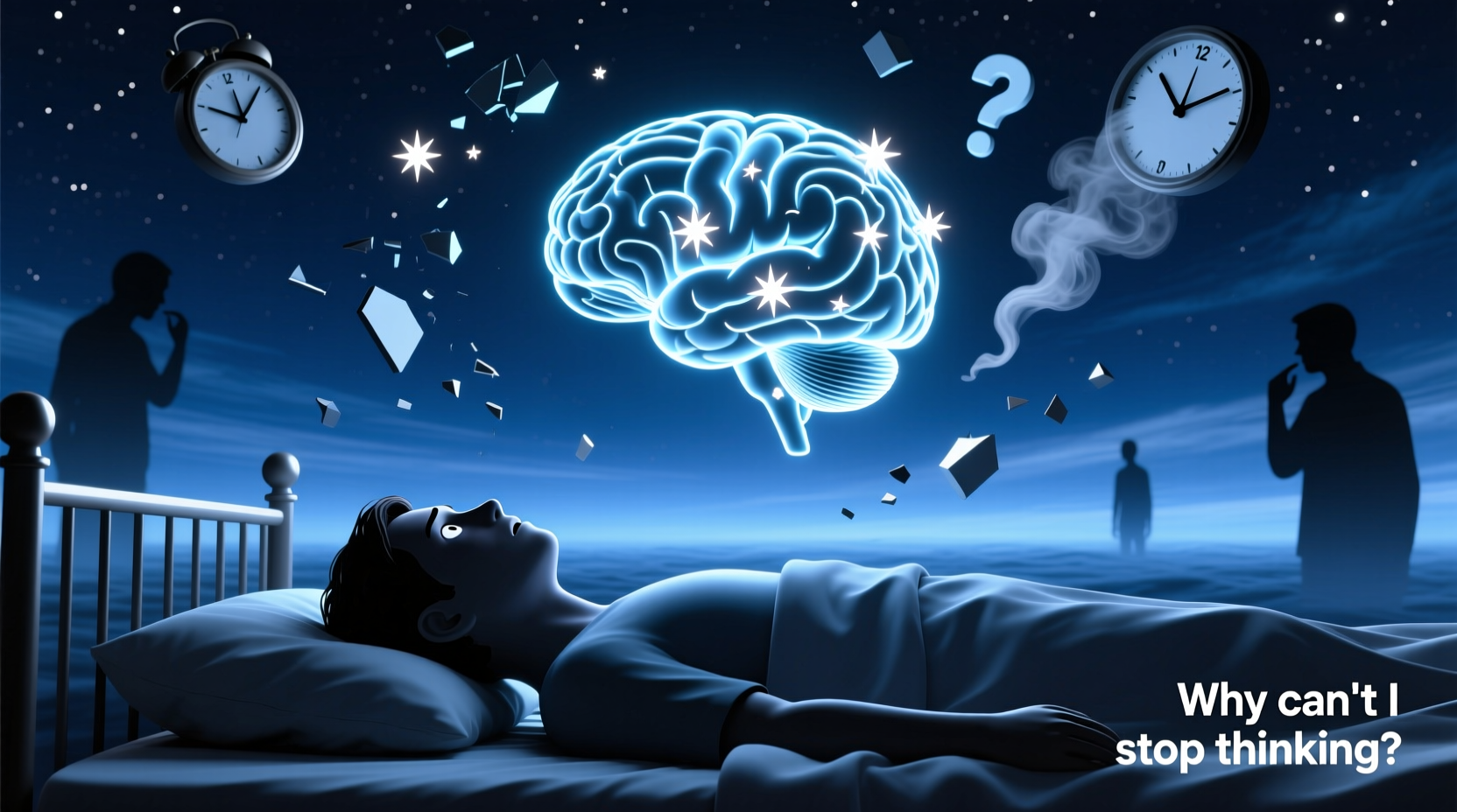 why does my brain race at night unable to shut off thoughts explained