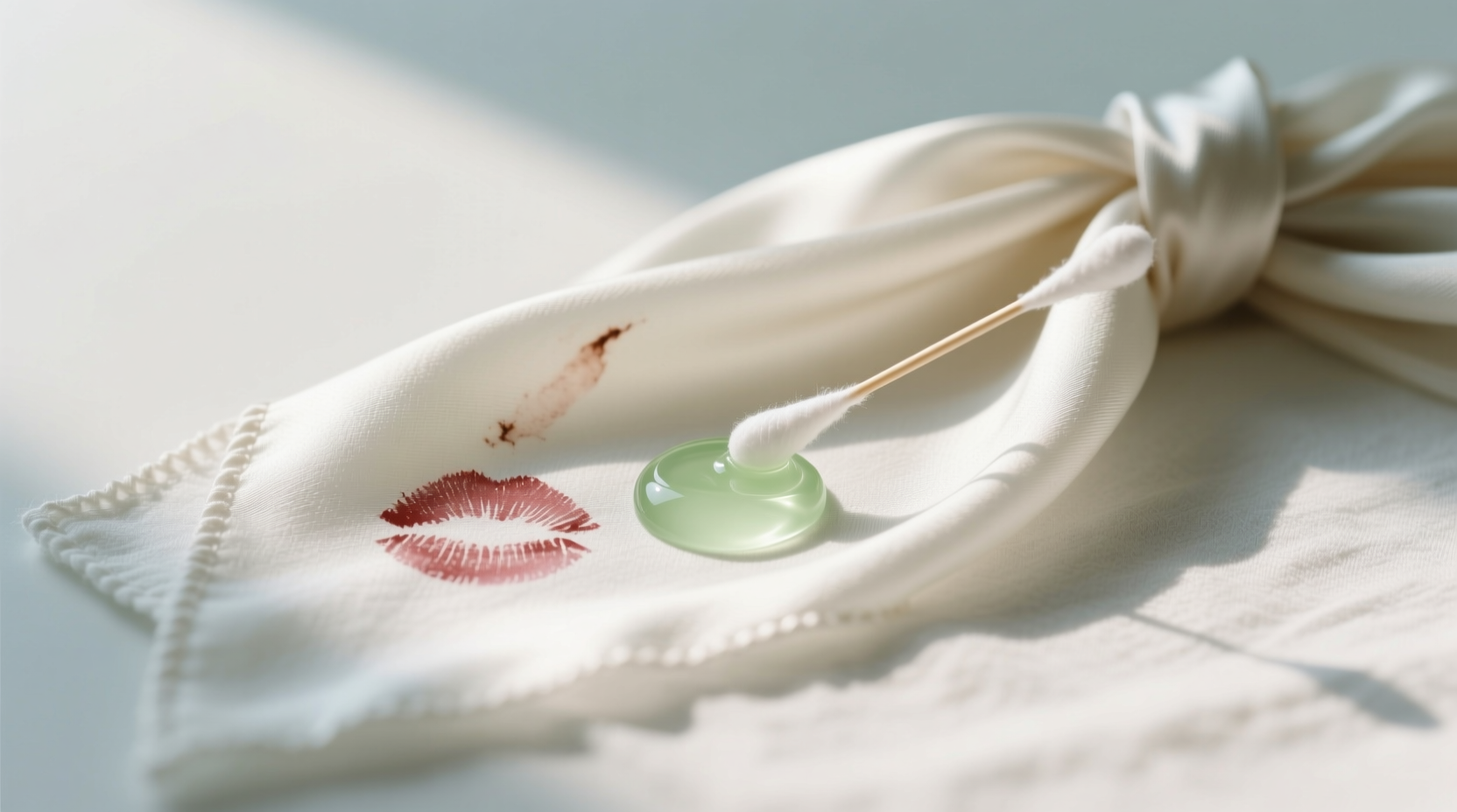 eco friendly lipstick stain removal for silk