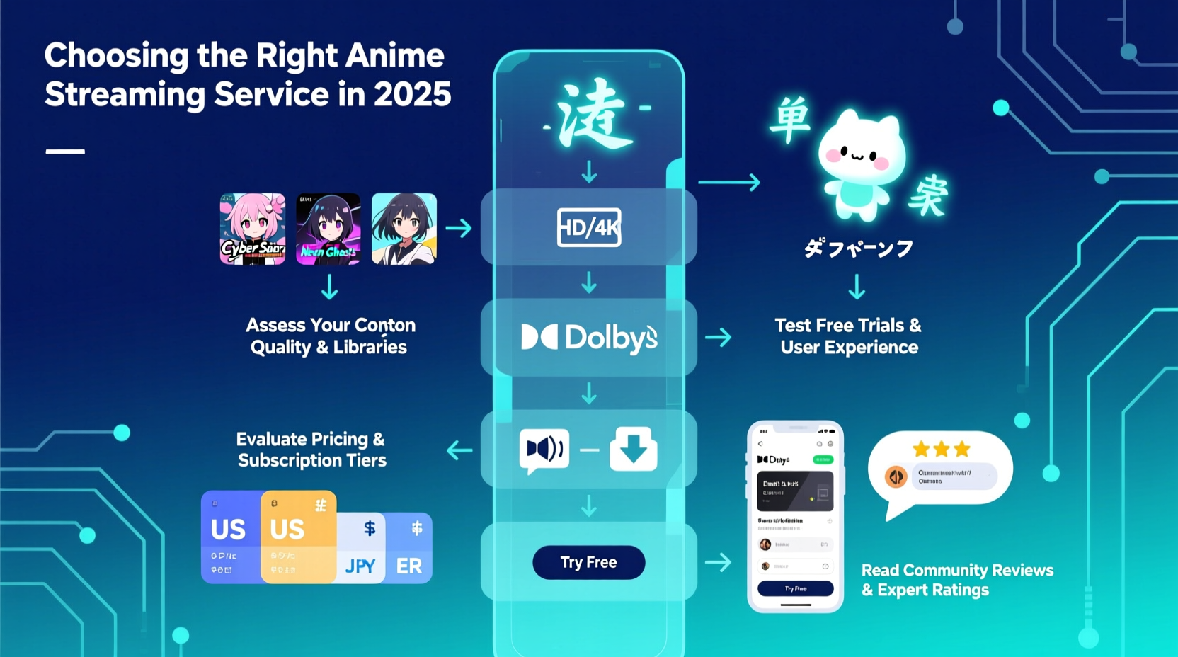 step by step guide to choosing the right anime streaming service in 2025