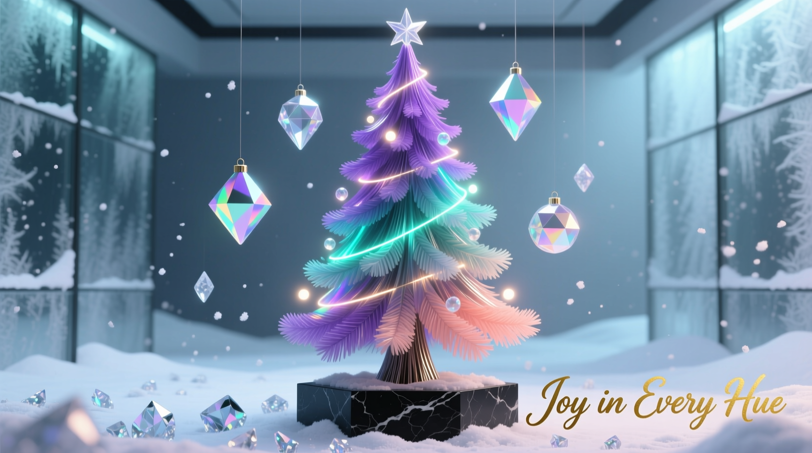 can you paint an artificial christmas tree for a unique color twist safely done