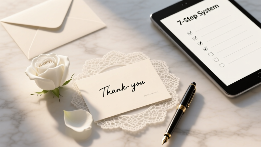 Thank You Notes for Wedding Money: 7-Step System (2026)