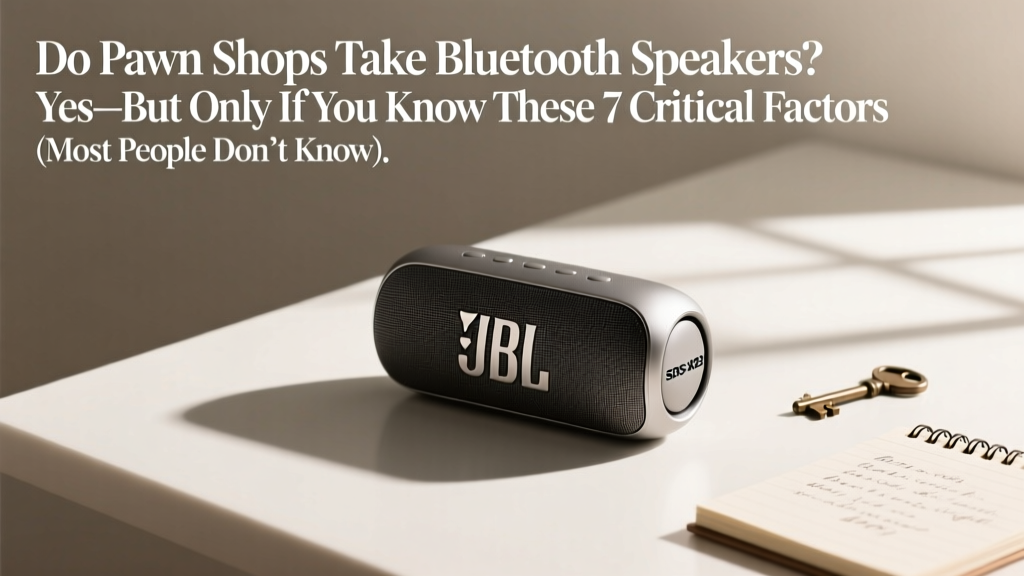 Do Pawn Shops Take Bluetooth Speakers? (2026)