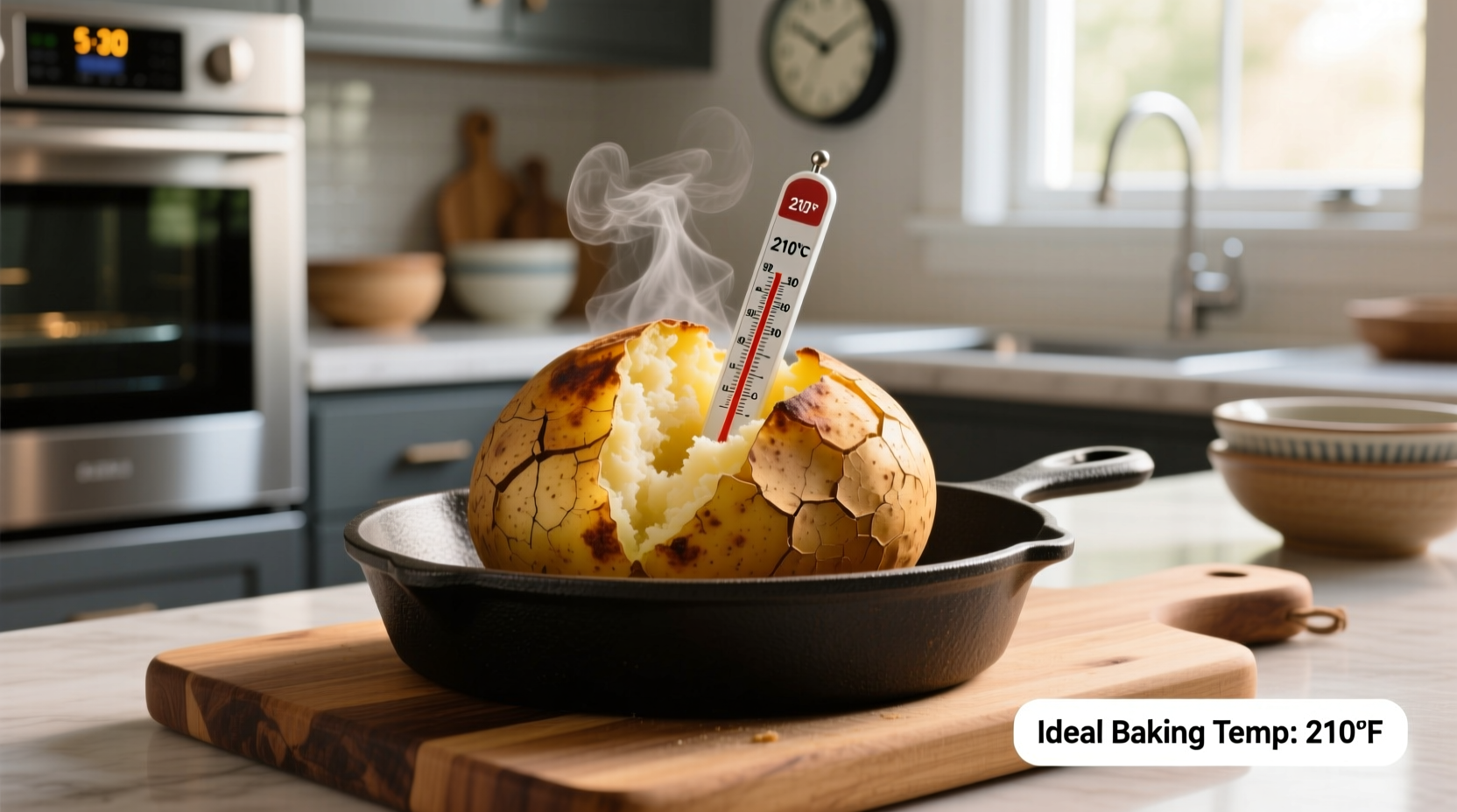 Perfect Baked Potato Temperature: 400°F is Ideal