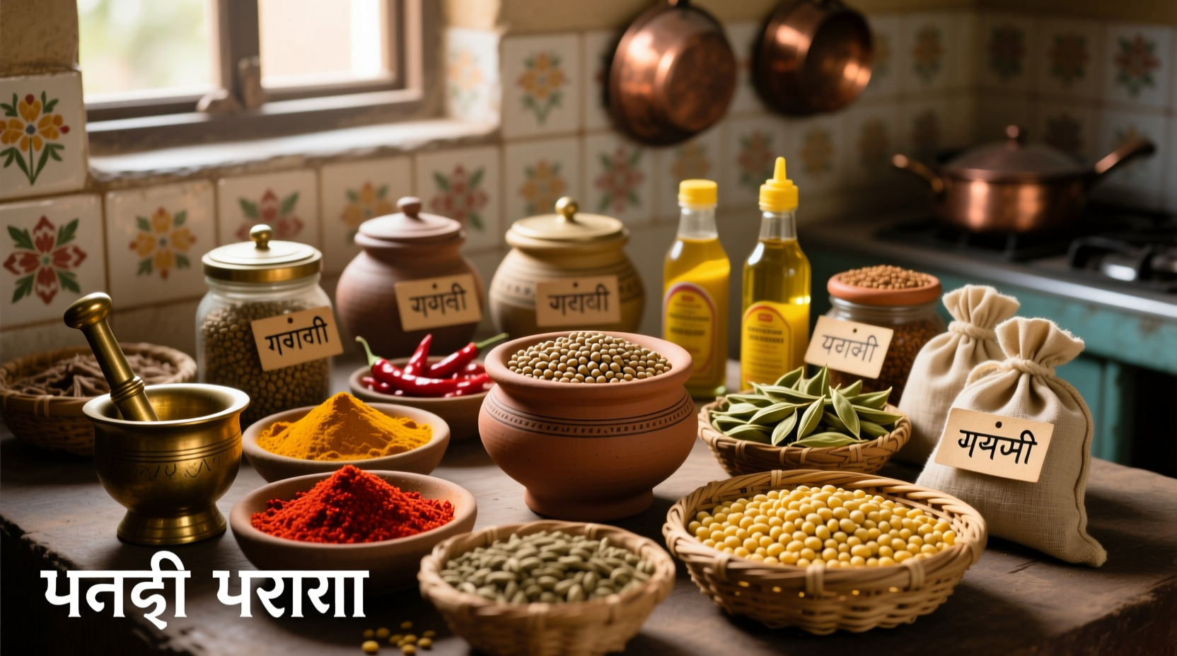 indian pantry essentials spices dal