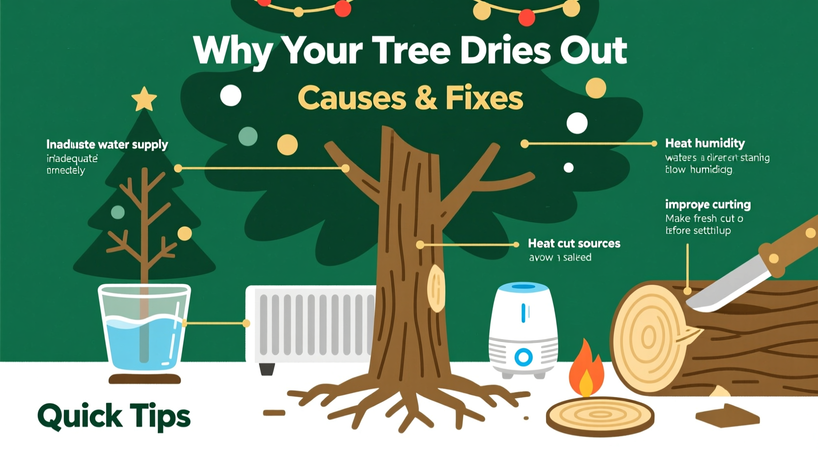 why does my christmas tree dry out within days causes and quick fixes