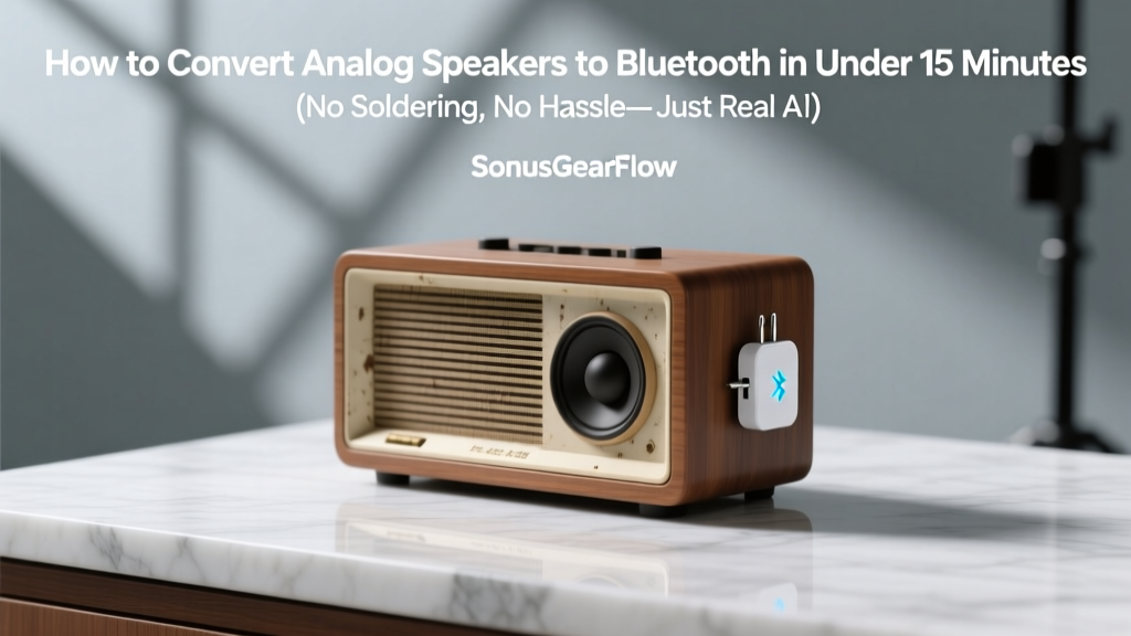 Convert Analog Speakers to Bluetooth (2026)