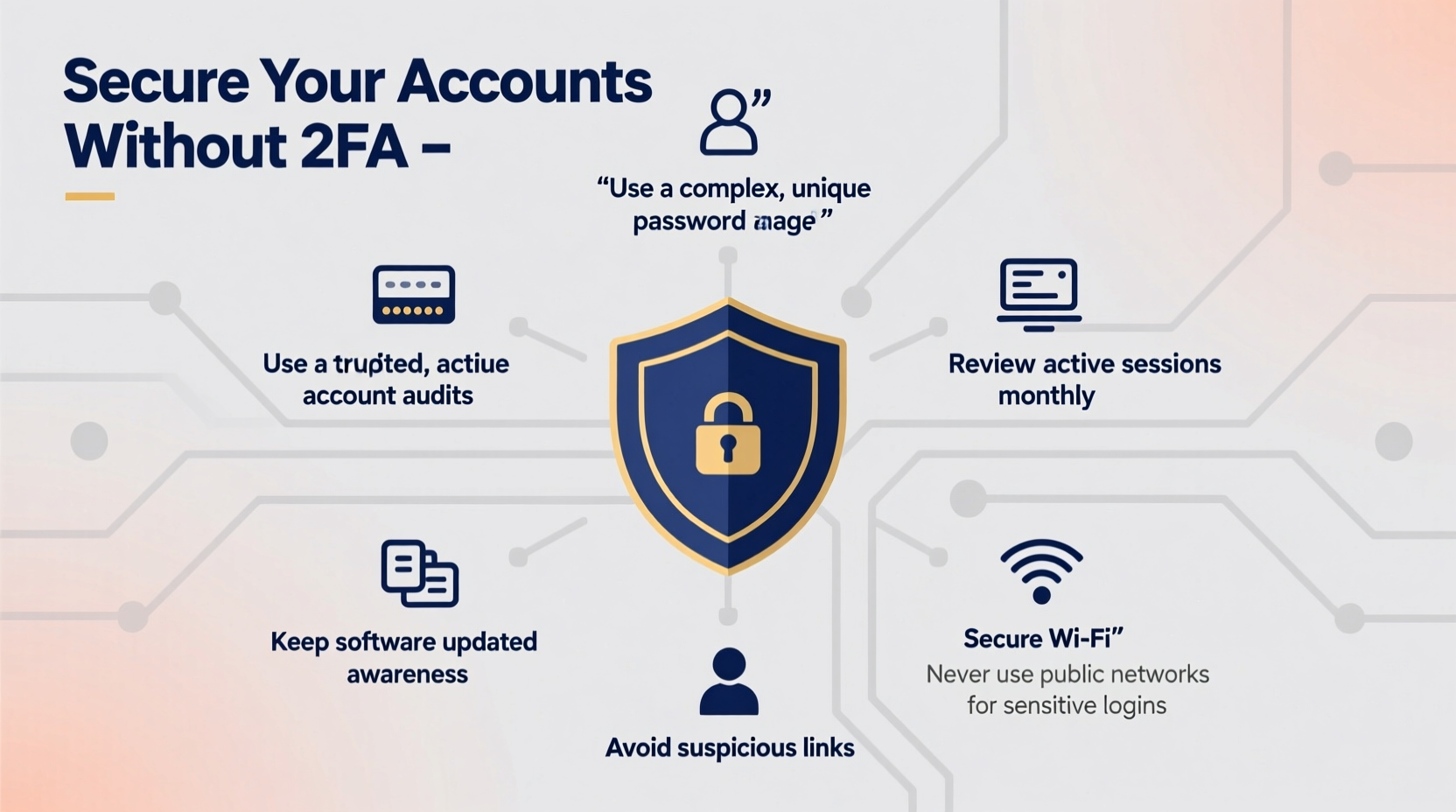 how to protect your online accounts without using two factor authentication