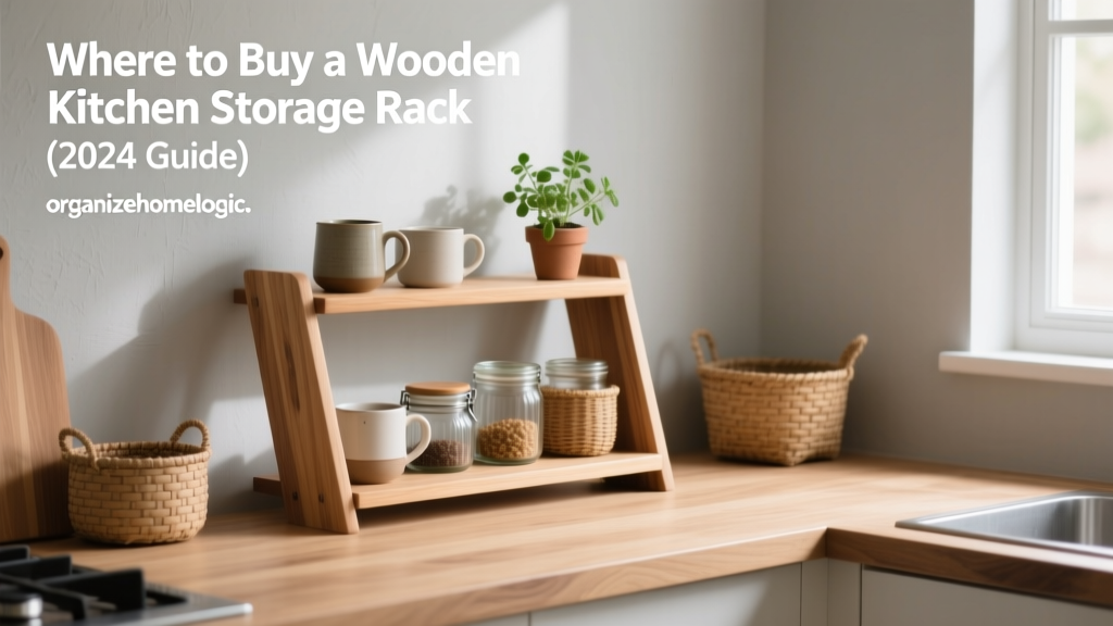 Where to Buy a Wooden Kitchen Storage Rack (2024 Guide)