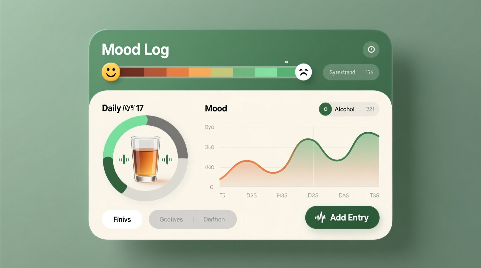 iPhone app to track alcohol consumption and mood patterns over time