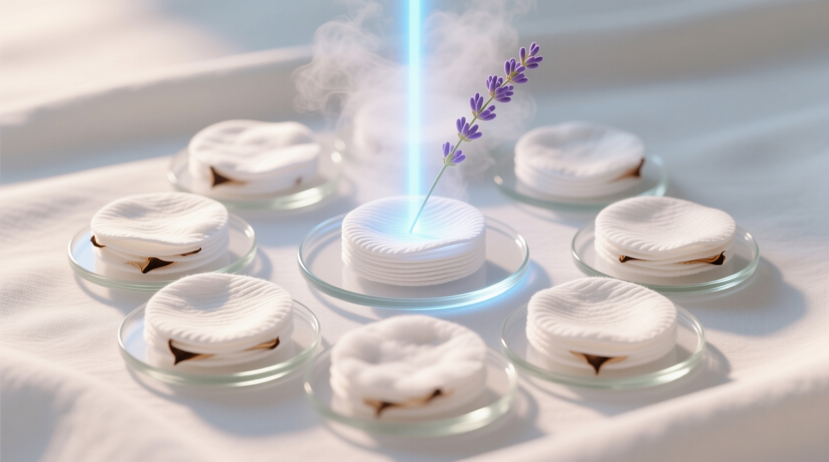 eco friendly cleaning sanitize cotton rounds safely