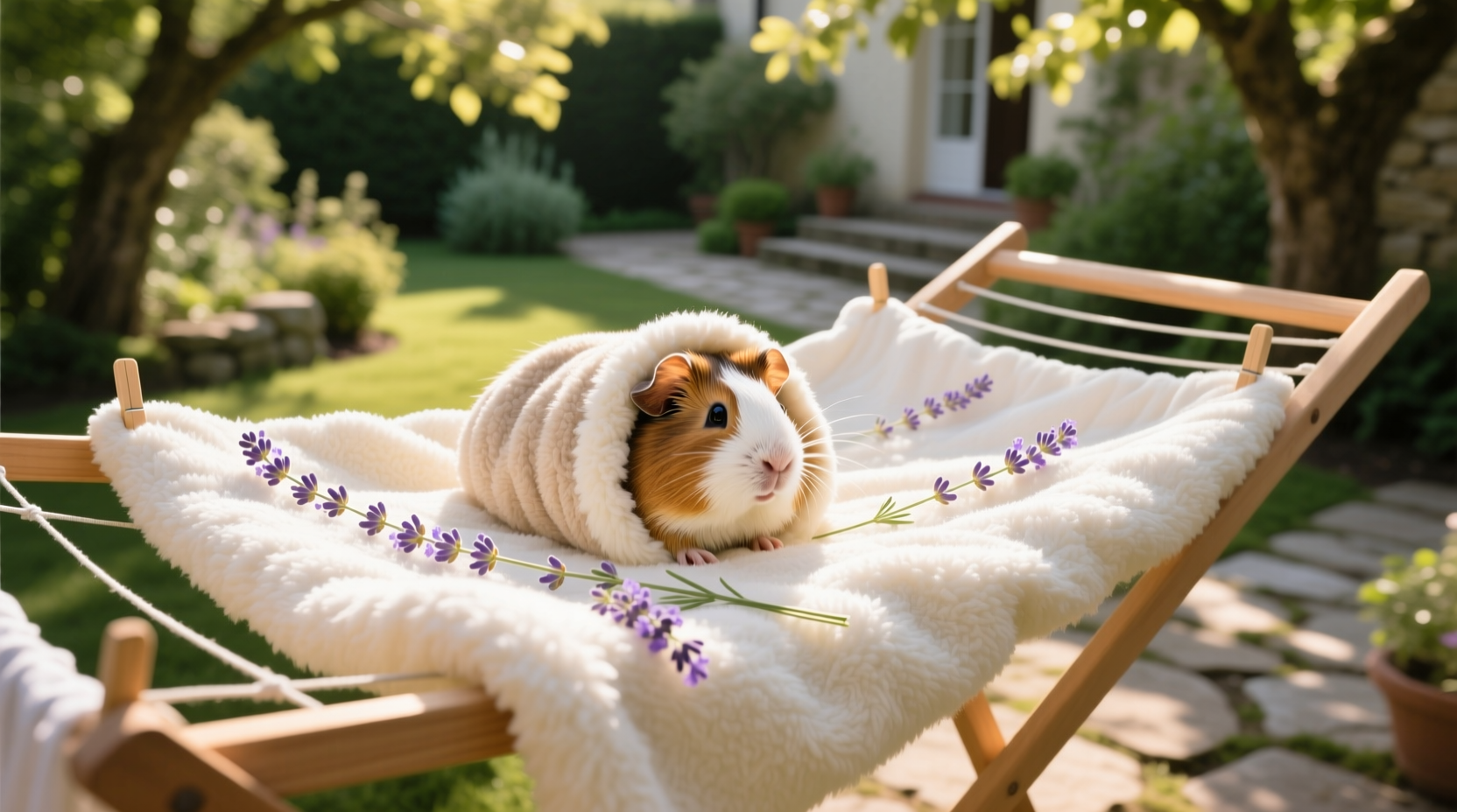 eco friendly cleaning sanitize guinea pig fleece naturally
