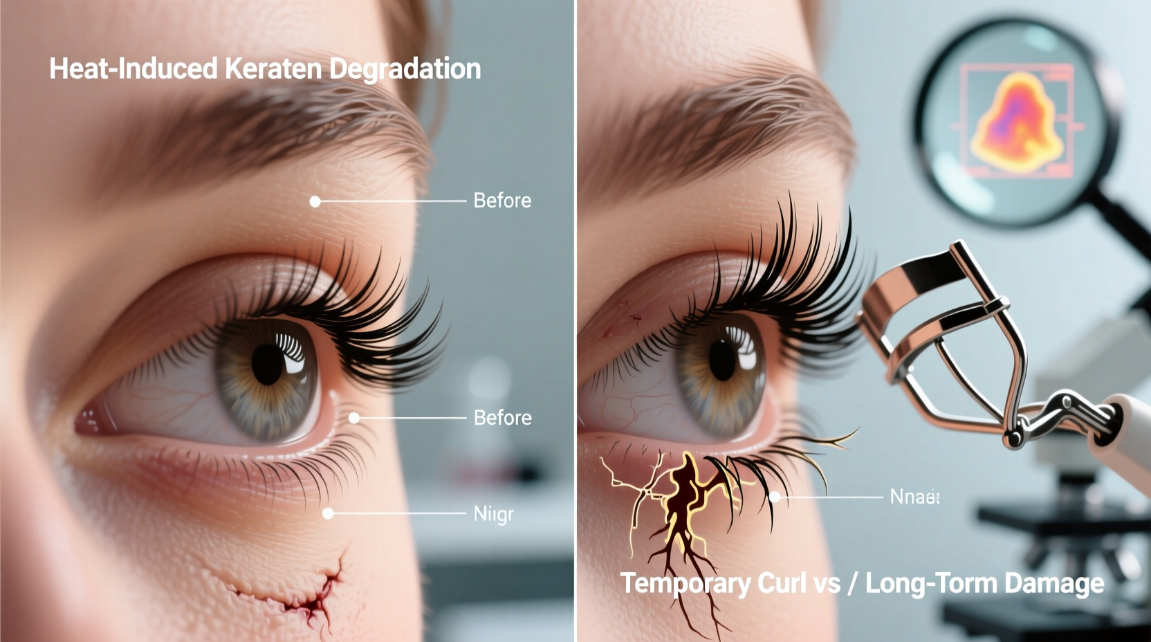 do heated eyelash curlers make lashes curl longer or just risk damage