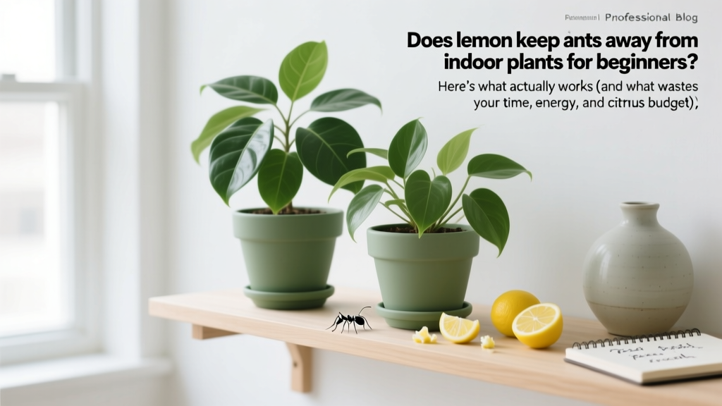 Ant Control for Indoor Plants: What Actually Works