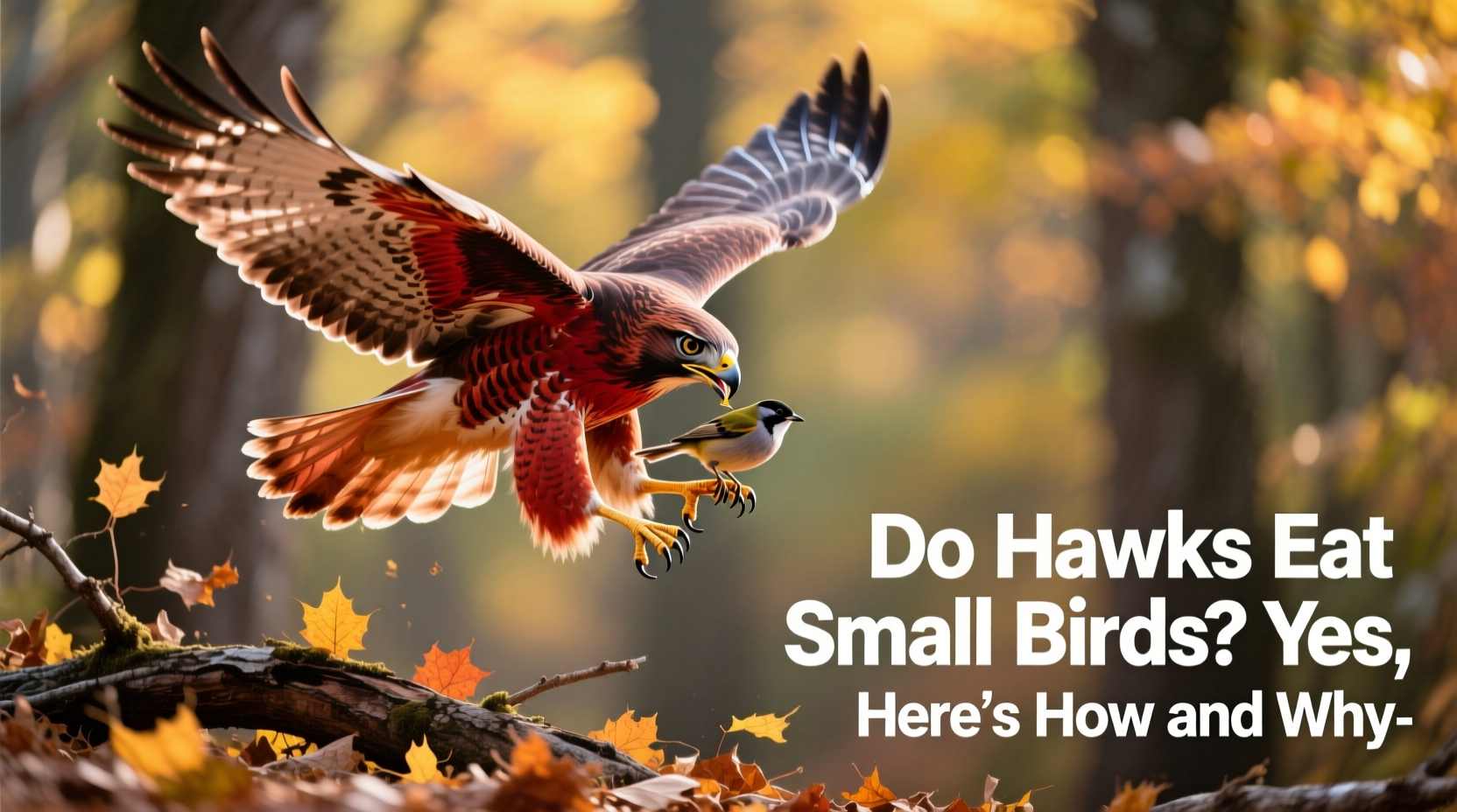 do hawks eat small birds