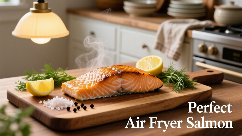 Perfect Air Fryer Salmon: Crispy Skin, Tender Flesh