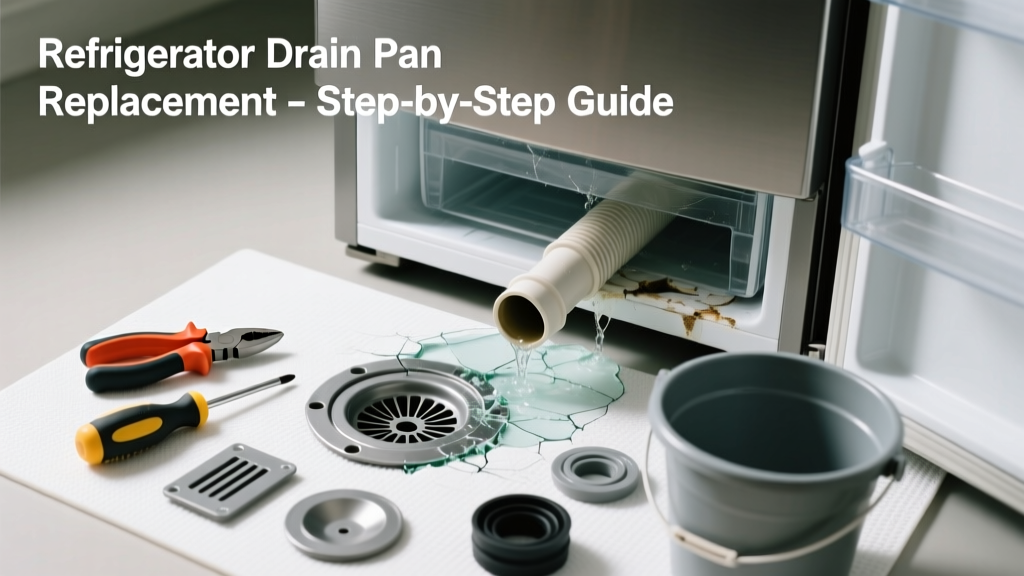 Refrigerator Leaking Water? Replace the Drain Pan or Tube