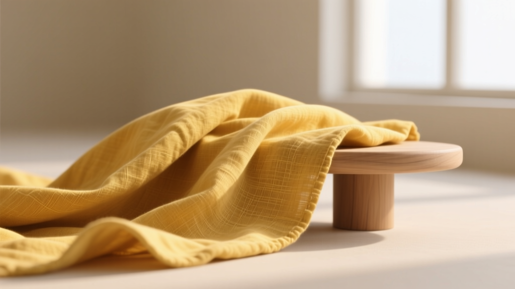 Yellow Linen Cloth: Sustainable, Structured & Seasonal