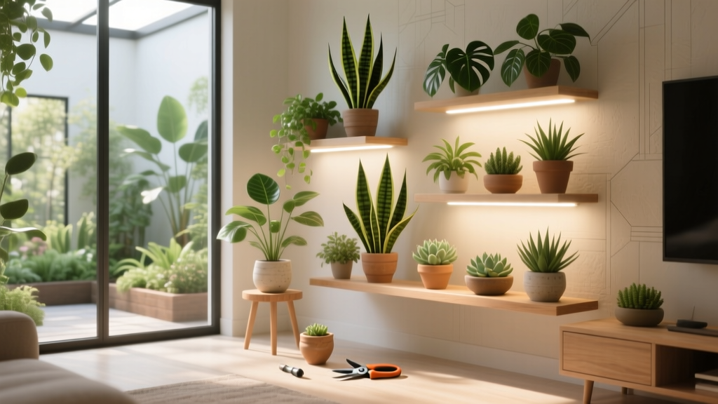 Which Easy-Care Indoor Plants Need Grow Lights