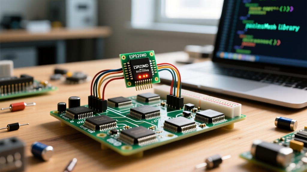 How to Use ESP8266MOD to Make Mesh to Transfer Data Reliably