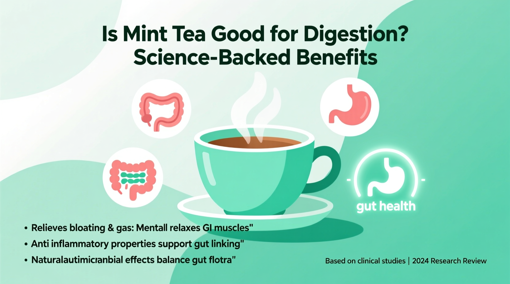 5 Mint Tea Benefits for Digestion | TheHomeSprouts
