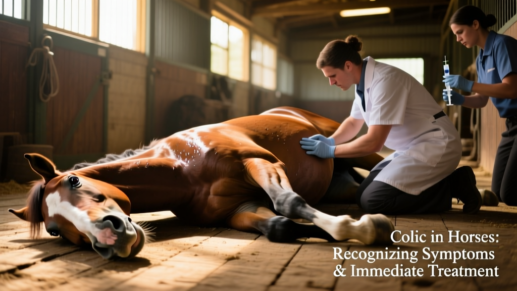 Colic in Horses: Symptoms and Treatment for a Horse with Colic
