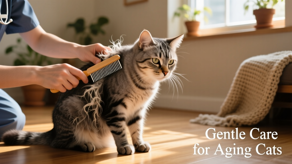 How To Groom an Old Cat With Matted Cat Hair