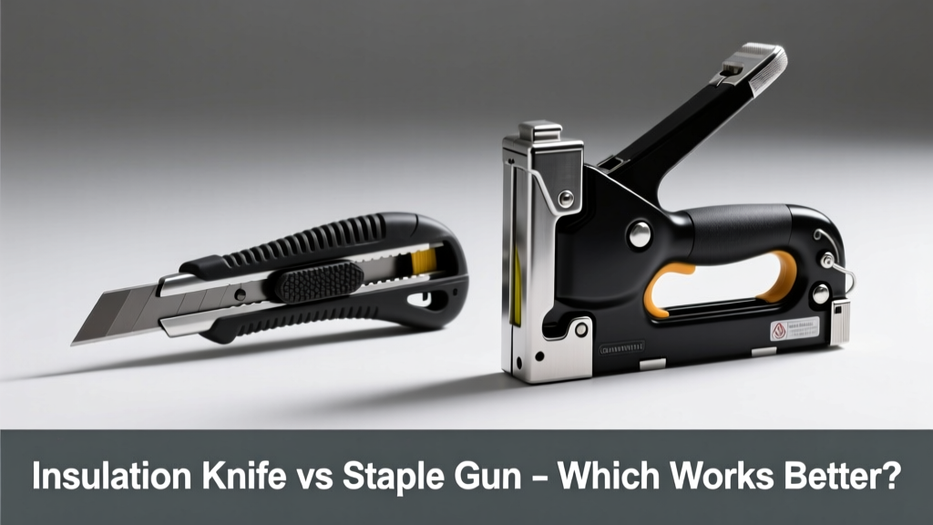 Insulation Knife vs Staple Gun: Which Works Better?