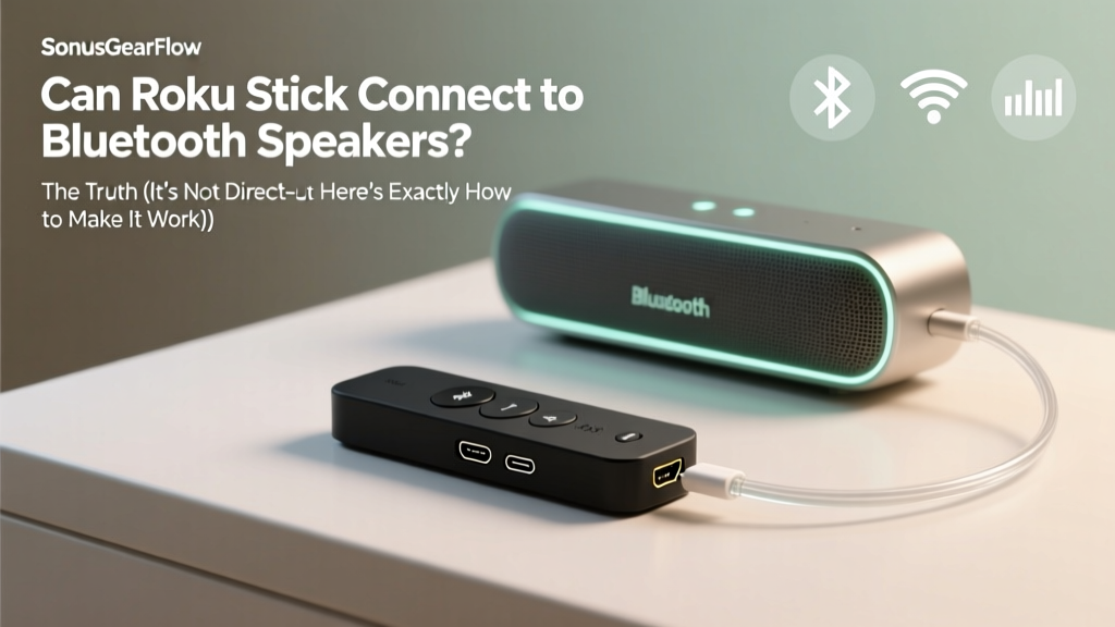Roku Stick Bluetooth Speaker Setup (2026)