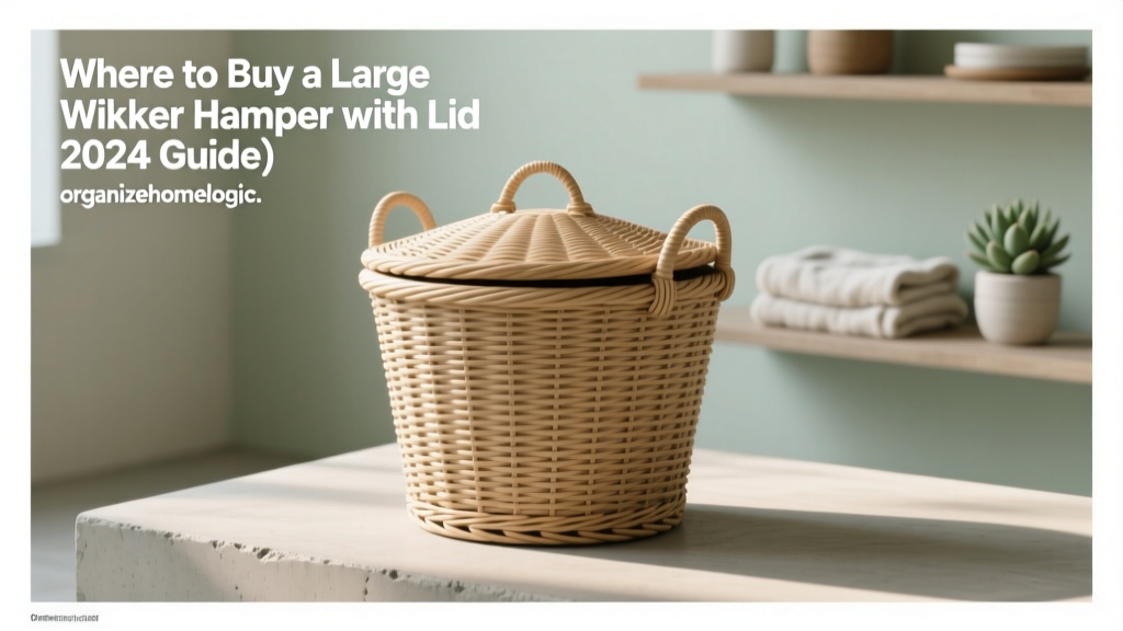 Where to Buy a Large Wicker Hamper with Lid (2024 Guide)