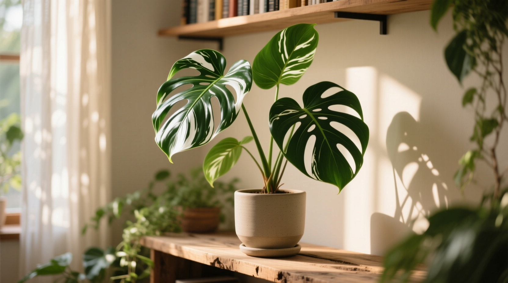 mature philodendron birkin