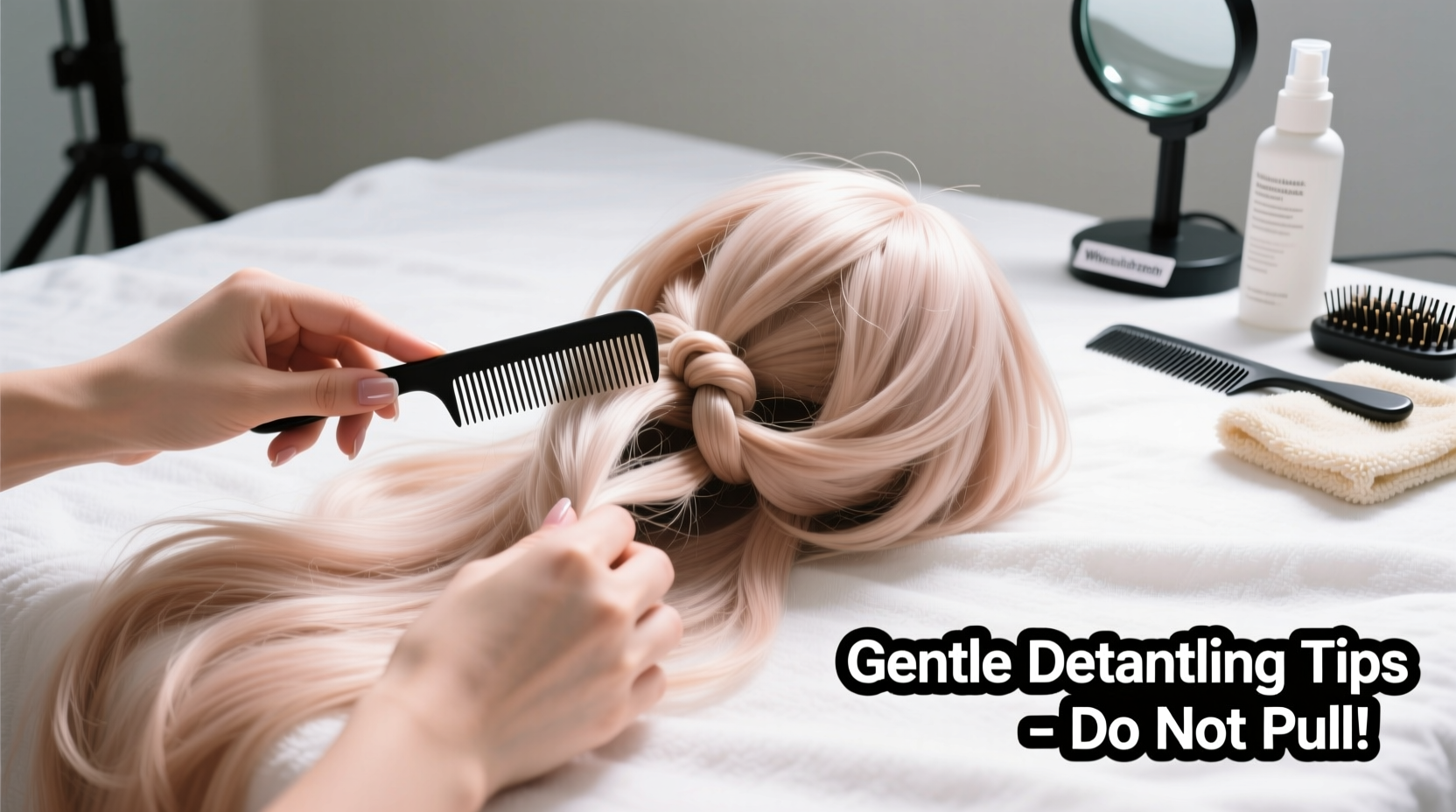 why does my cosplay wig tangle so fast and how to detangle gently