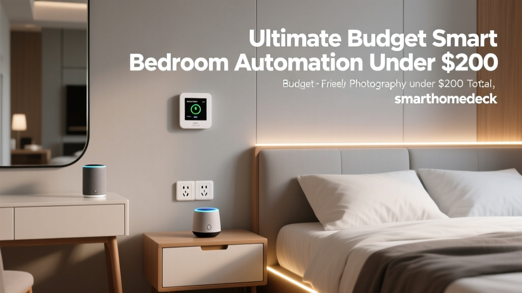 Ultimate Budget Smart Bedroom Automation Under $200
