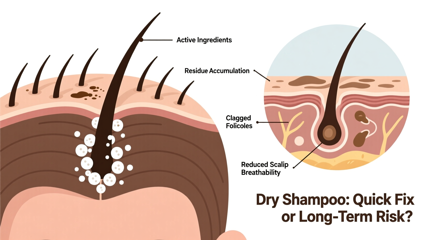 is dry shampoo causing buildup or just a quick fix between washes