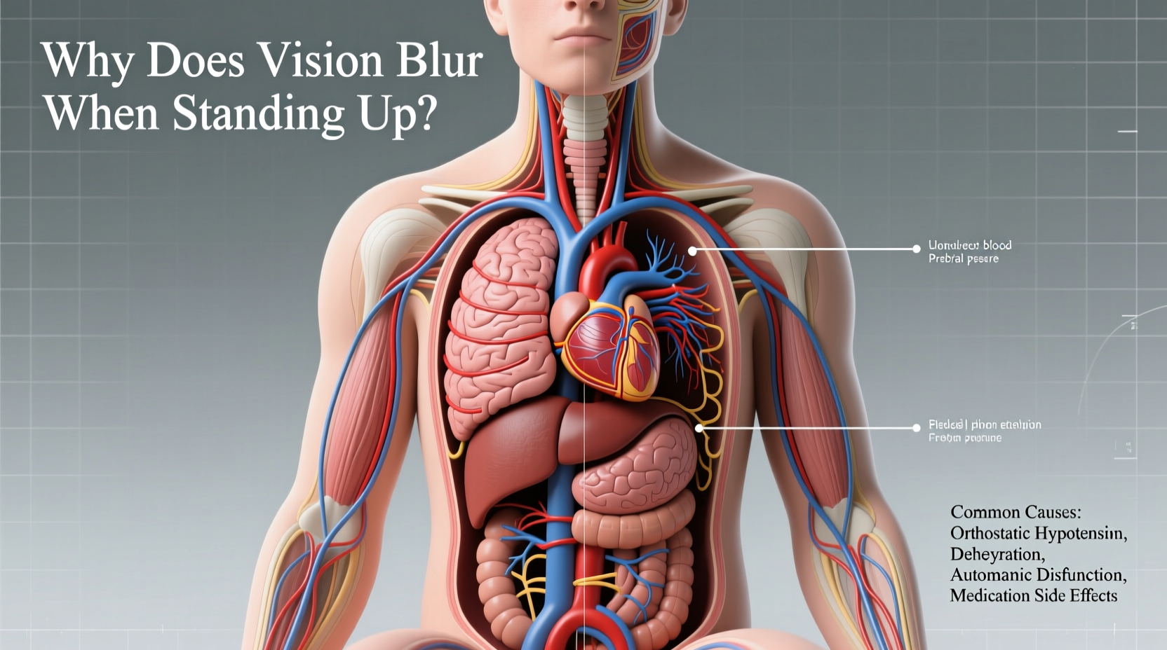 why does my vision blur when i stand up possible causes