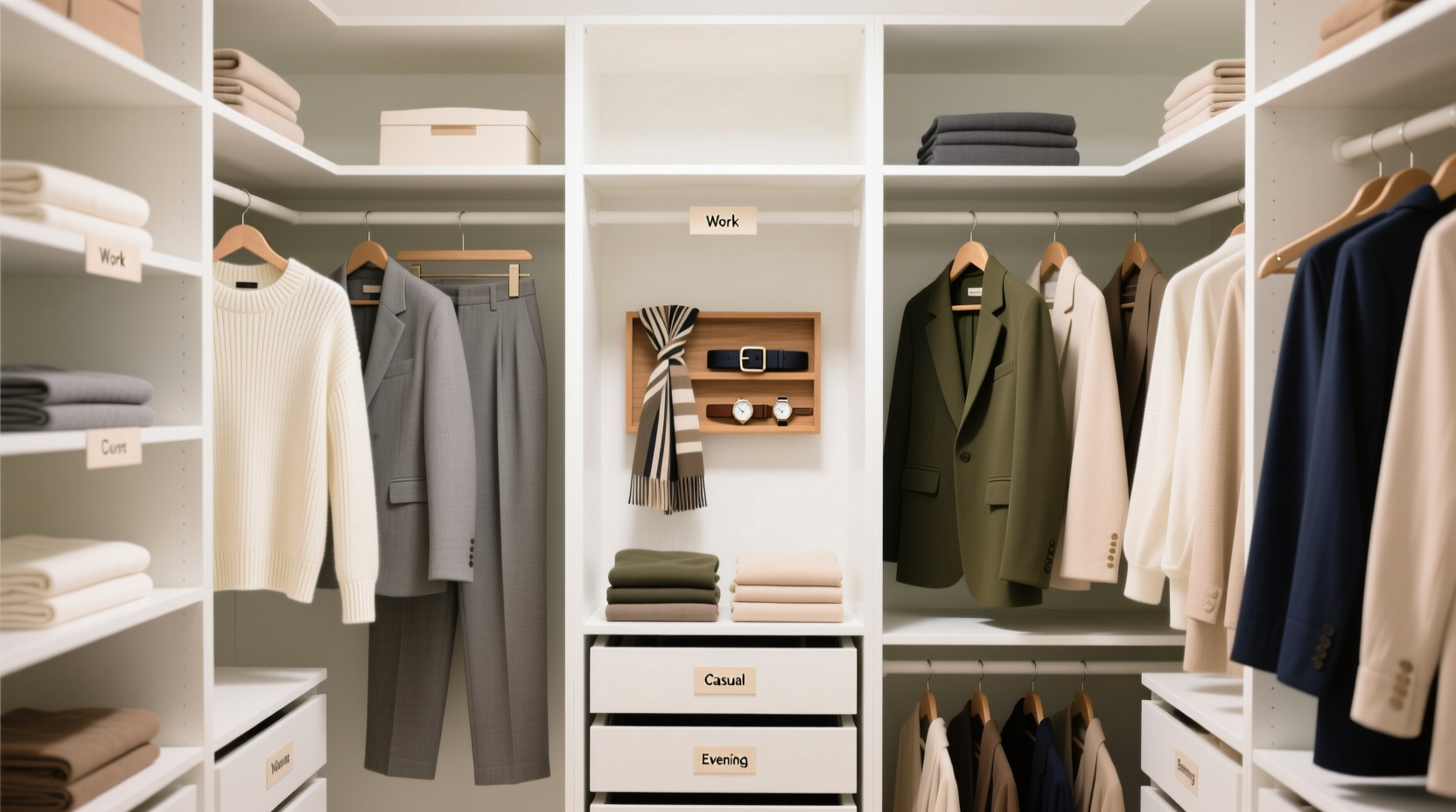 closet organization tips for a item capsule wardrobe