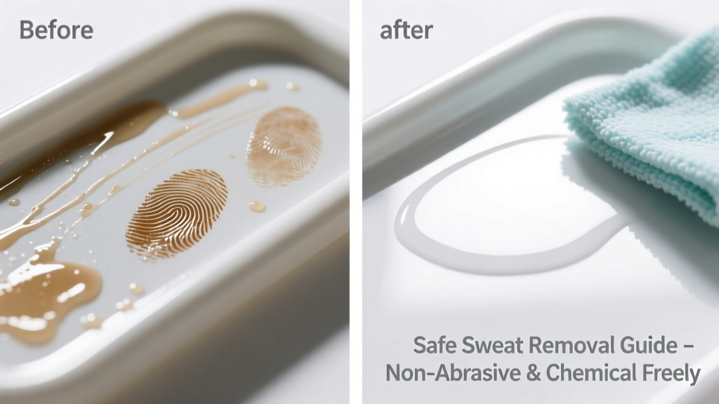 How to Remove Sweat from Plastic Surfaces Safely