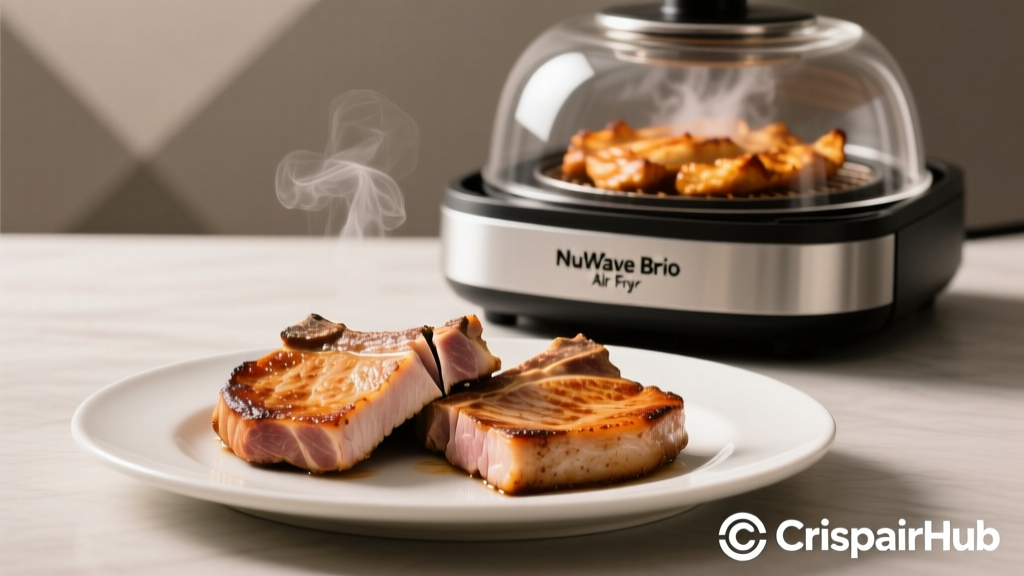 Perfect Pork Chops in NuWave Brio Air Fryer (No Dryness!)