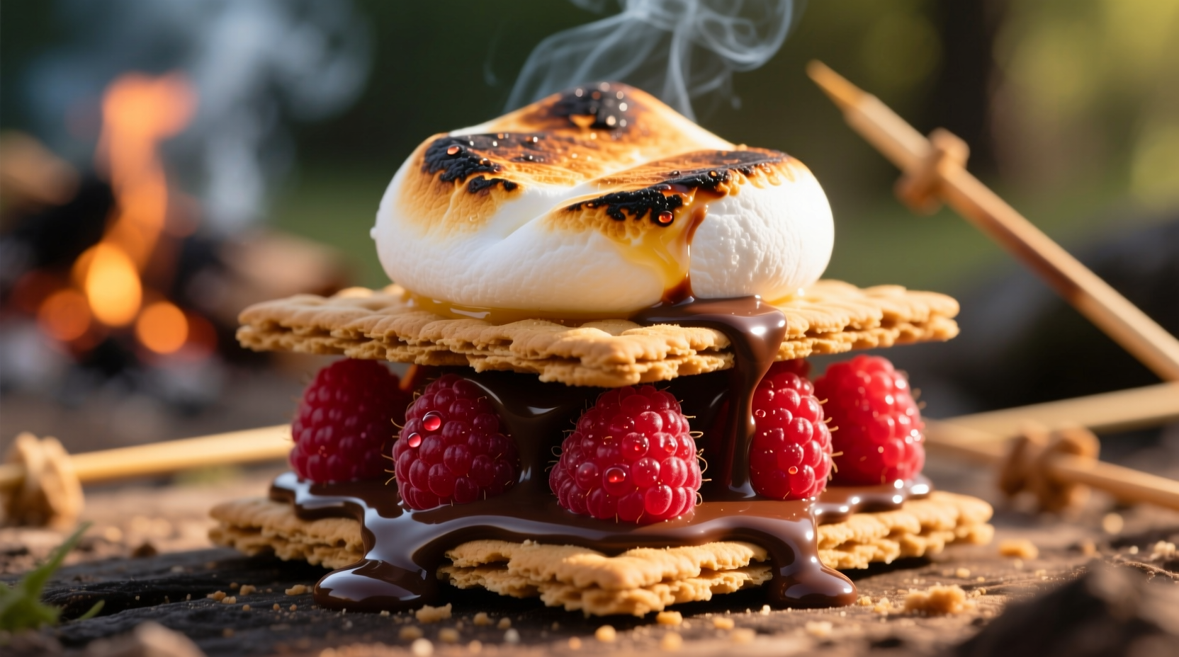 raspberry smores