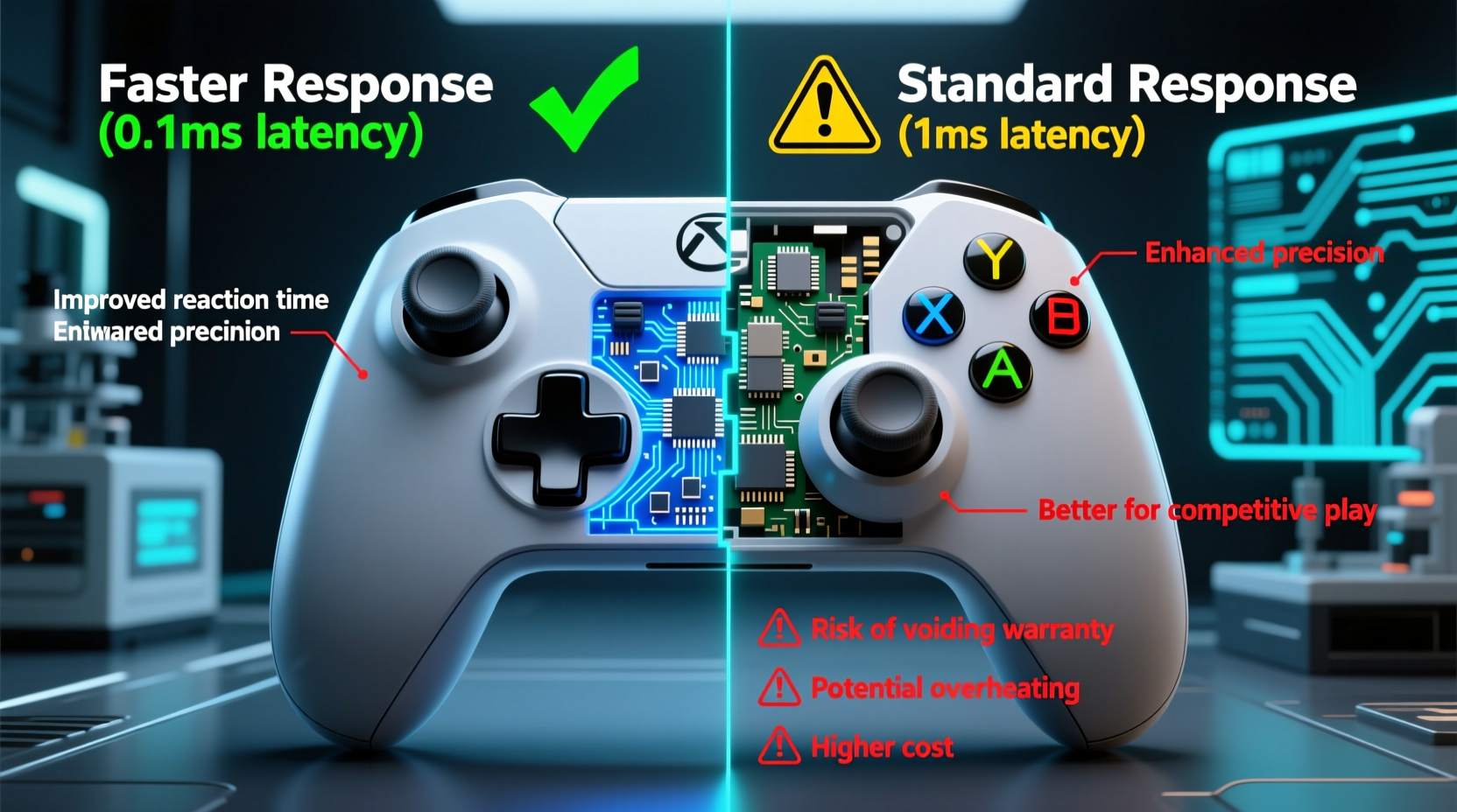 should you mod your controller for faster response time pros and cons