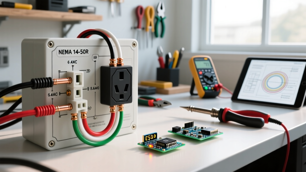 Mastering the Wiring Diagram for 50 Amp RV Outlet (NEMA 14-50R)