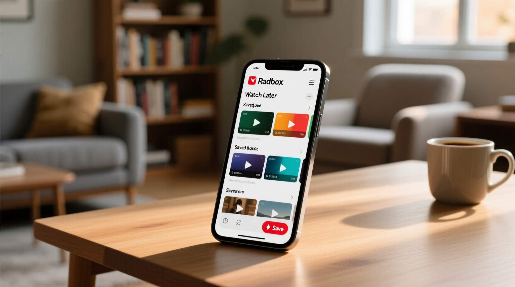 radbox saves videos for watching later
